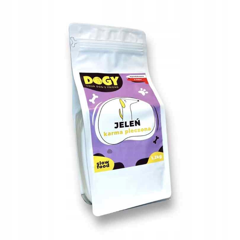 Dogy sucha karma dla psa pieczona z jelenia dla wszystkich ras 1,2 kg