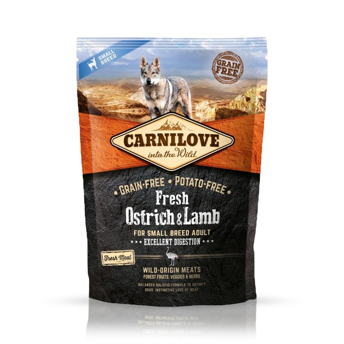 Carnilove Fresh sucha karma dla psa STUŚ JAGNIĘCINA 1.5 kg małe rasy