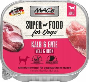 MAC’s karma mokra dla psa tacka CIELĘCINA KACZKA 150g