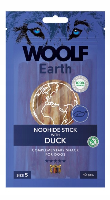Woolf Earth przysmaki dla psa Gryzaki kolagenowy Kaczka S 90 g