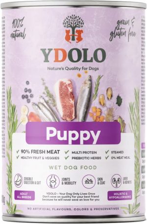 Ydolo szczenięta WIEPRZOWINA IBERICO RYBY 400g karma mokra dla szczeniąt