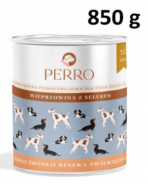 Perro puszka Wieprzowina seler 850 g