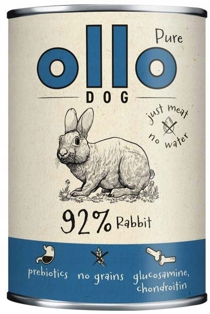 Ollo mokra karma dla psa Pure KRÓLIK 400g