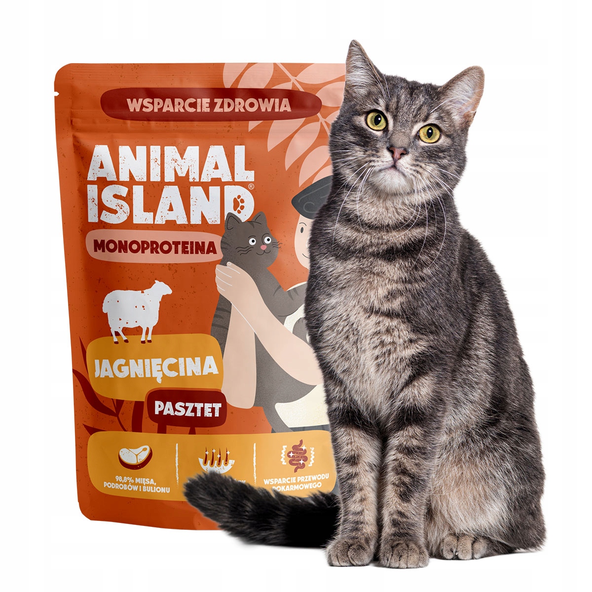 Animal Island JAGNIĘCINA 100 g karma mokra monoproteinowa dla kota