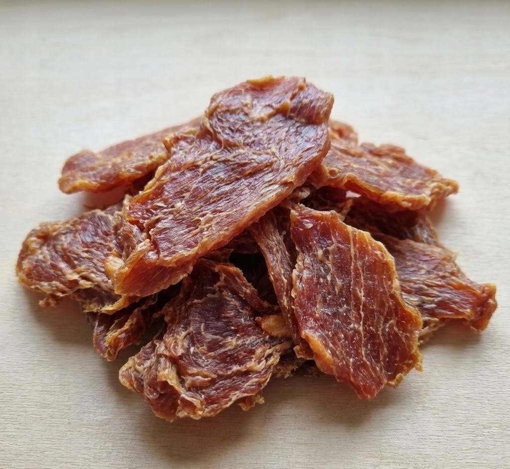 Mr. Bro Memlaki CIELĘCINA W PŁATACH 150g naturalny przysmak dla psa