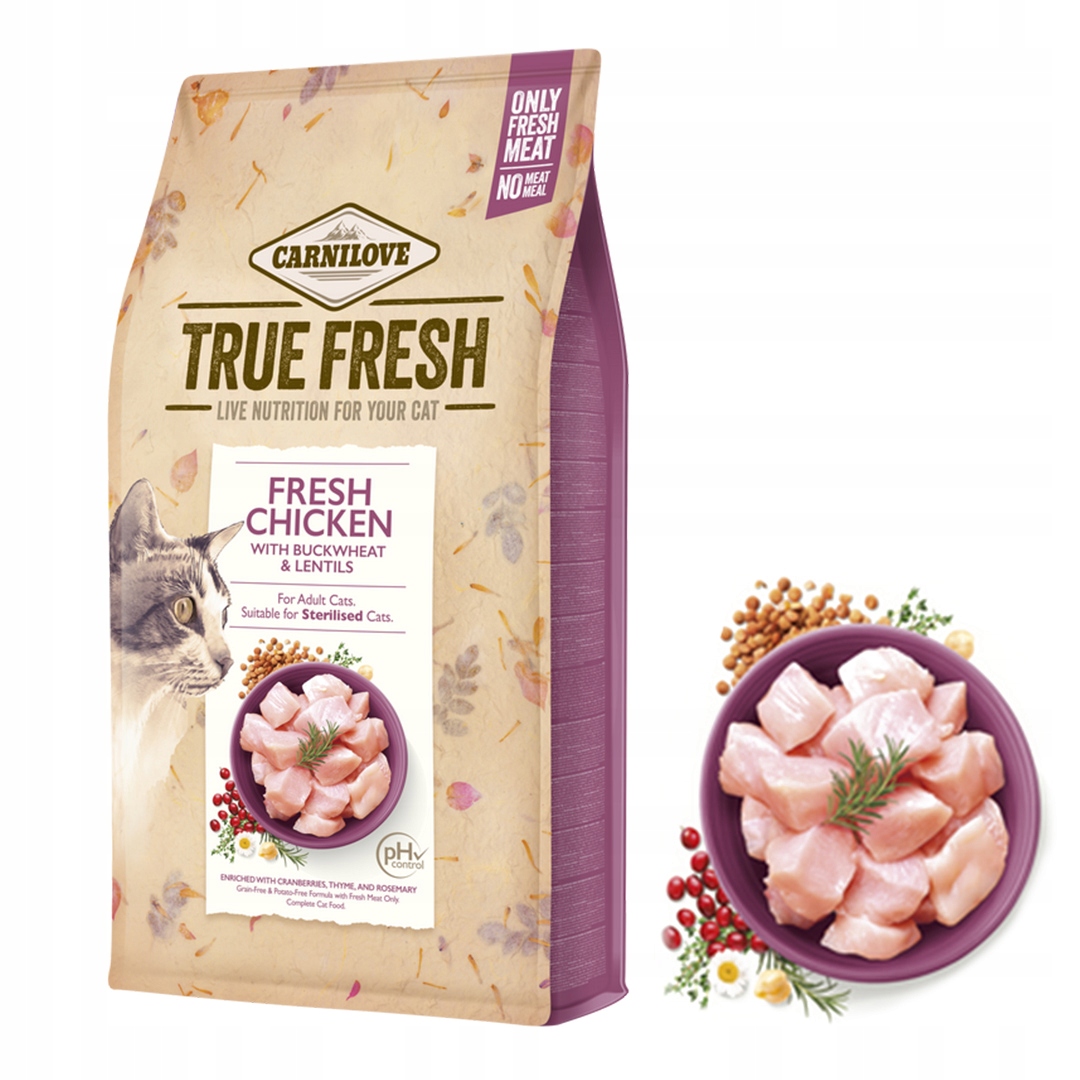 CARNILOVE sucha karma kot KURCZAK TRUE FRESH 340g