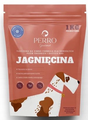 Perro sucha karma dla psa JAGNIĘCINA 1 kg tłoczona na zimno ś/d rasy