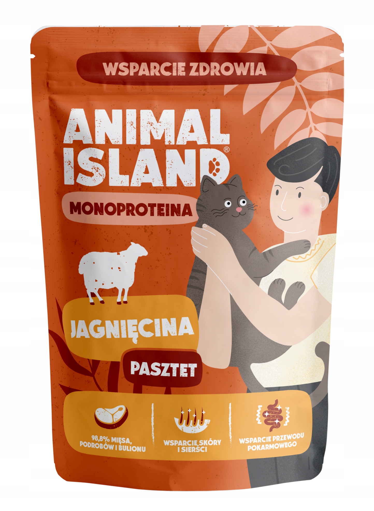 Animal Island JAGNIĘCINA 100 g karma mokra monoproteinowa dla kota