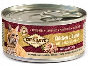 Carnilove mokra karma dla kota KURCZAK JAGNIĘCINA 100g