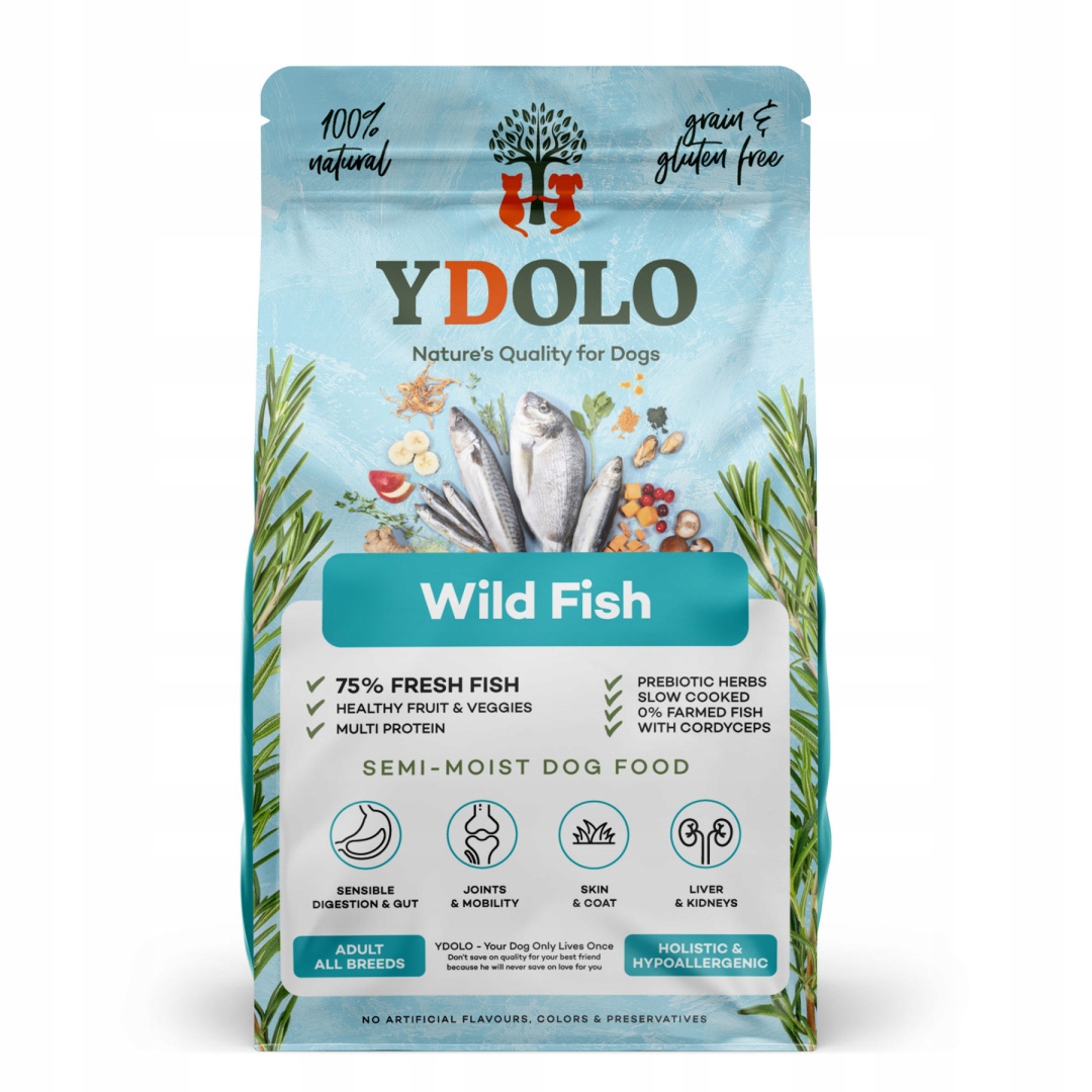 YDOLO karma dla psa RYBY MORSKIE karma półwilgotna 10 kg