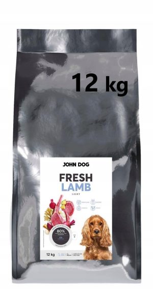 JD Fresh sucha karma JAGNIĘCINA LIGHT dla psa 12 kg
