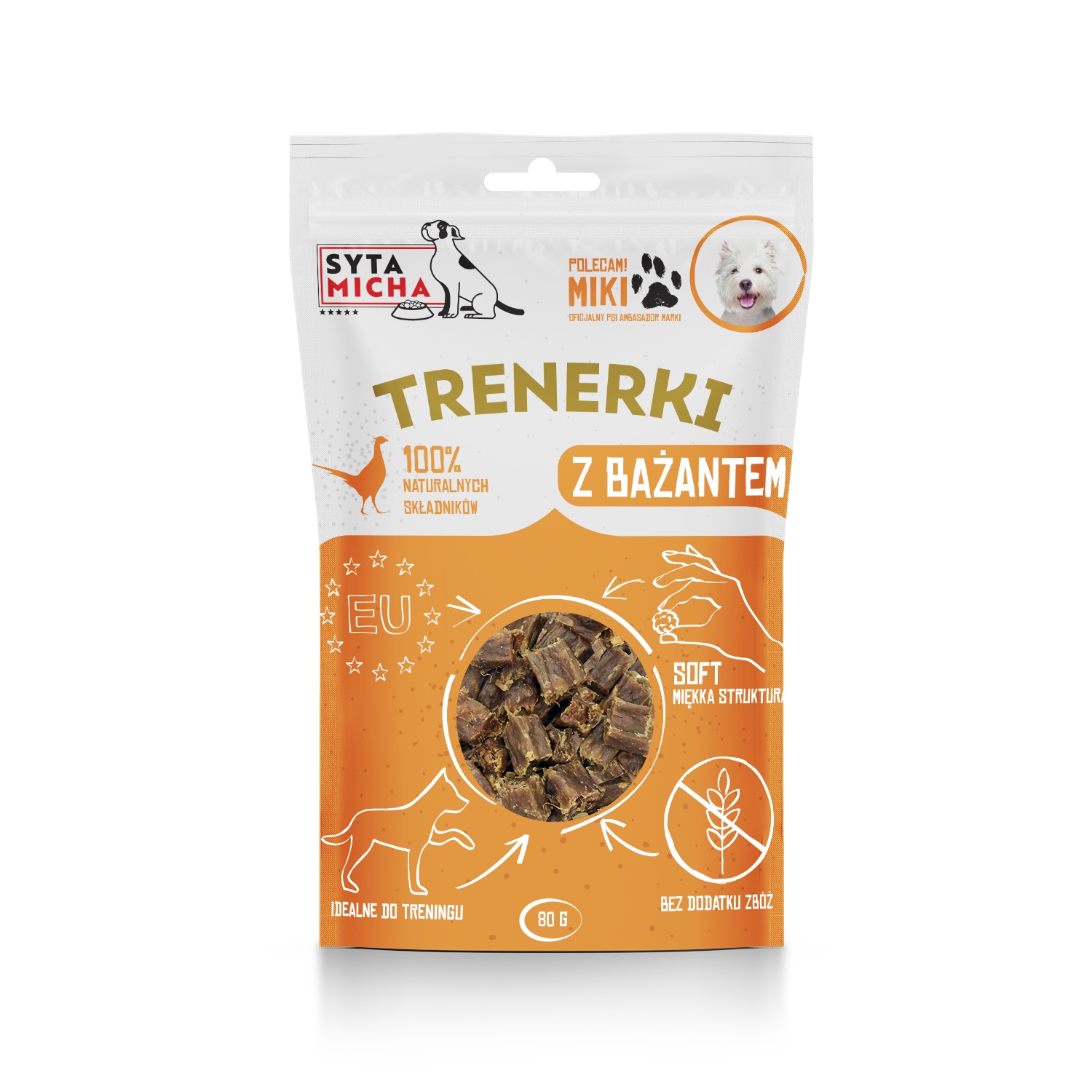 Syta Micha trenerki z bażantem 80g