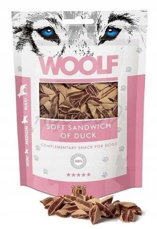 WOOLF SOFT SANDWICH OF DUCK 100g
