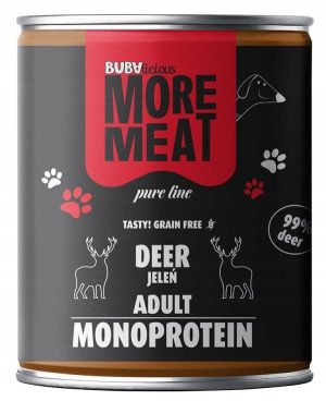 BUBAlicious mokra karma dla psa JELEŃ 800g monoproteinowa
