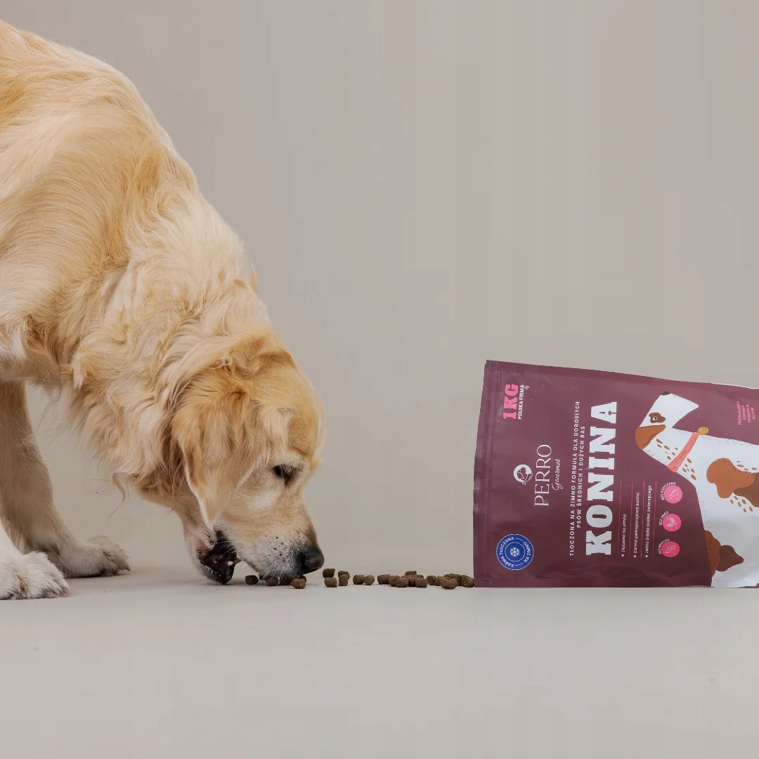 Perro sucha karma dla psa KONINA 9 kg tłoczona na zimno średnie duże rasy