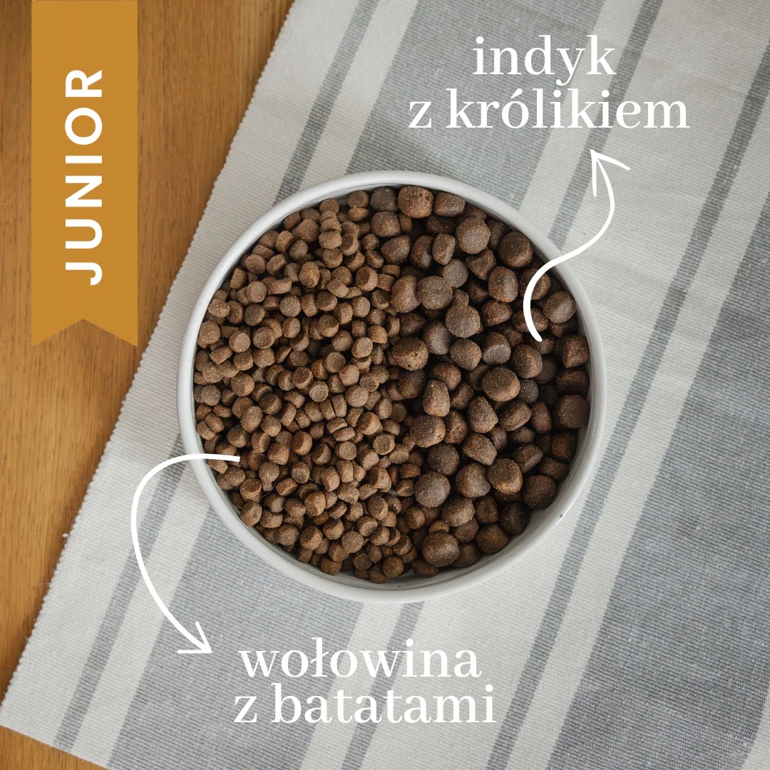 Perro JUNIOR IINDYK KRÓLIK sucha karma dla szczeniąt 9 kg średnie duże rasy