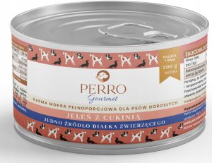 Perro mokra karma dla psa JELEŃ CUKINIA 200 g