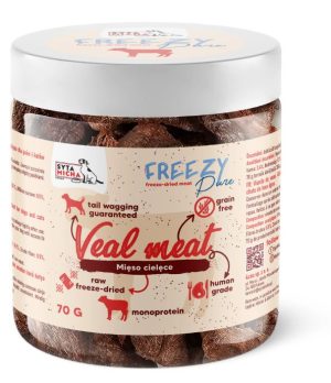 SYTA MICHA przysmaki liofilizowane CIELĘCINA 100% dla psa 70g FREEZY