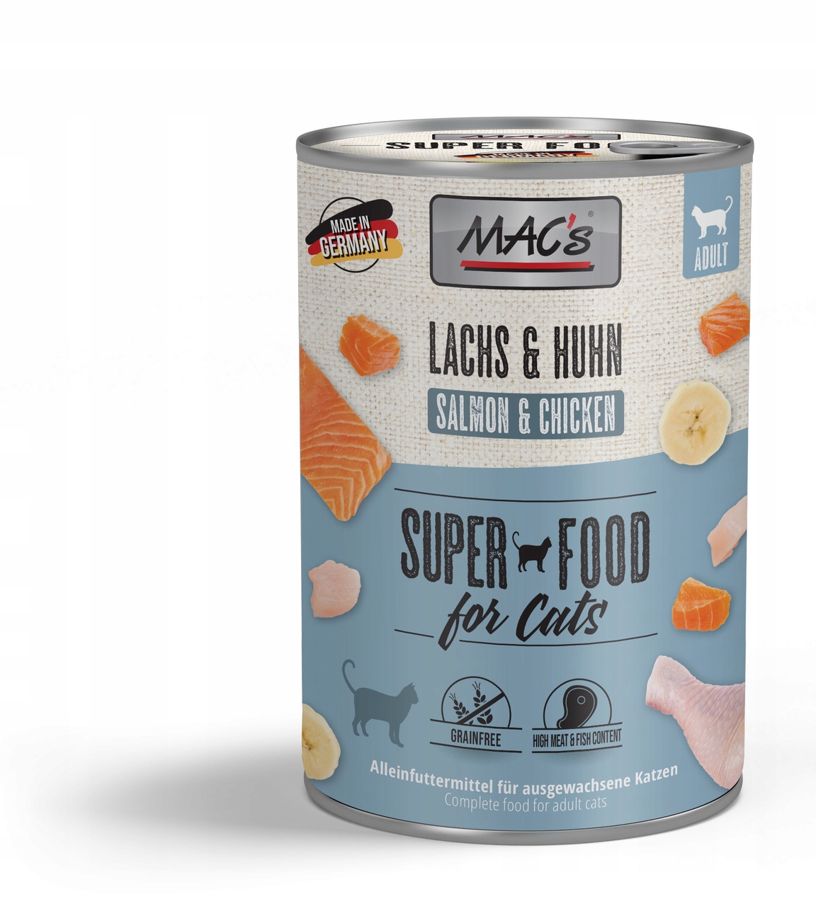 MACs kot puszka łosoś kurczak 400g