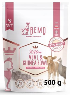 BEMO sucha karma dla kociąt CIELĘCINA PERLICZKA 500g