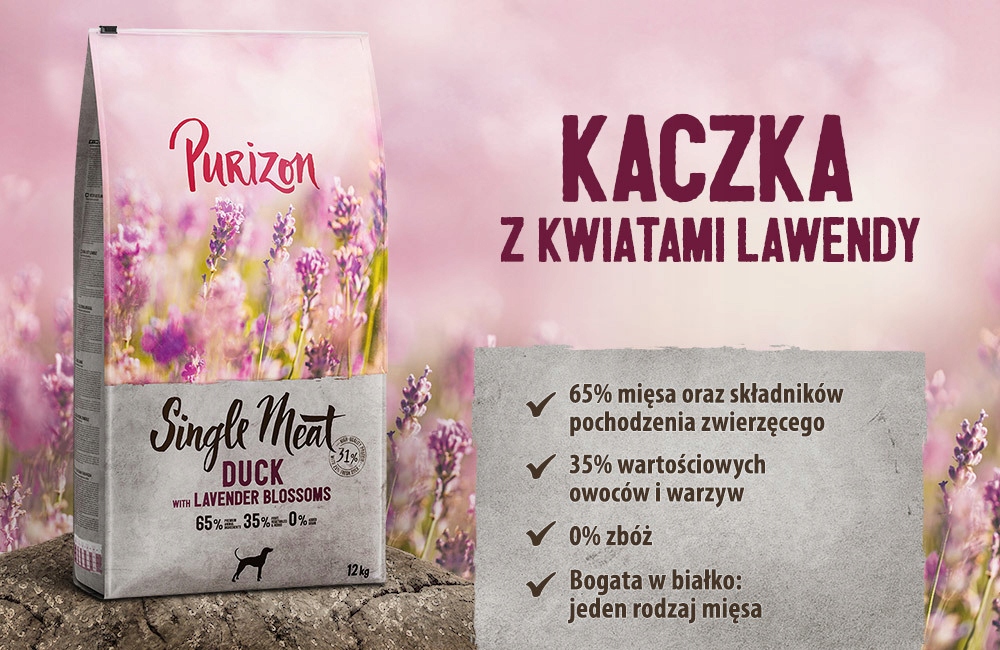 Purizon sm kaczka z jabłkiem 1kg