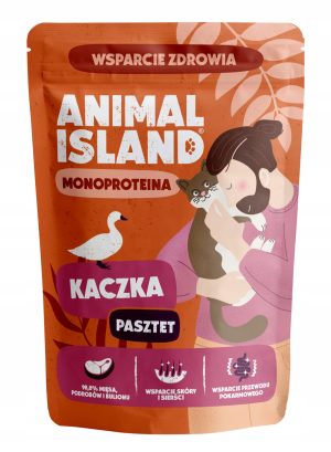Animal Island KACZKA 100 g karma mokra monoproteinowa dla kota