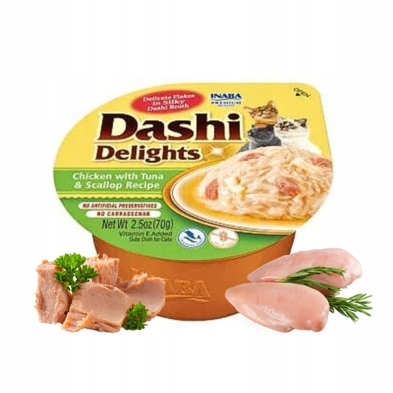 Inaba Dashi kurczak tuńczyk eskalopki 70 g EU863