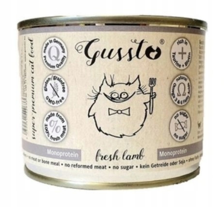 Gussto puszka jagnięcina 200g