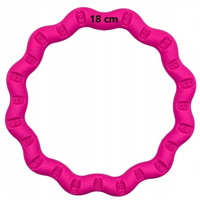 Fiboo Szarpak dla psa Fringo – szarpak i dysk 2w1 różowy 18cm