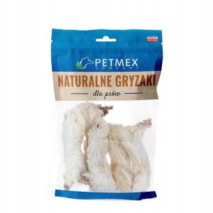 Petmex Łapki Królicze z futrem 100g