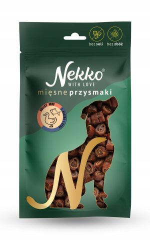 Nekko przysmaki dla psa mini sushi KACZKA RYBA 80g
