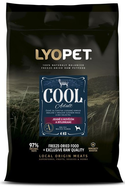 Lyopet karma dla psa JAGNIĘCINA WOŁOWINA małe rasy 4kg