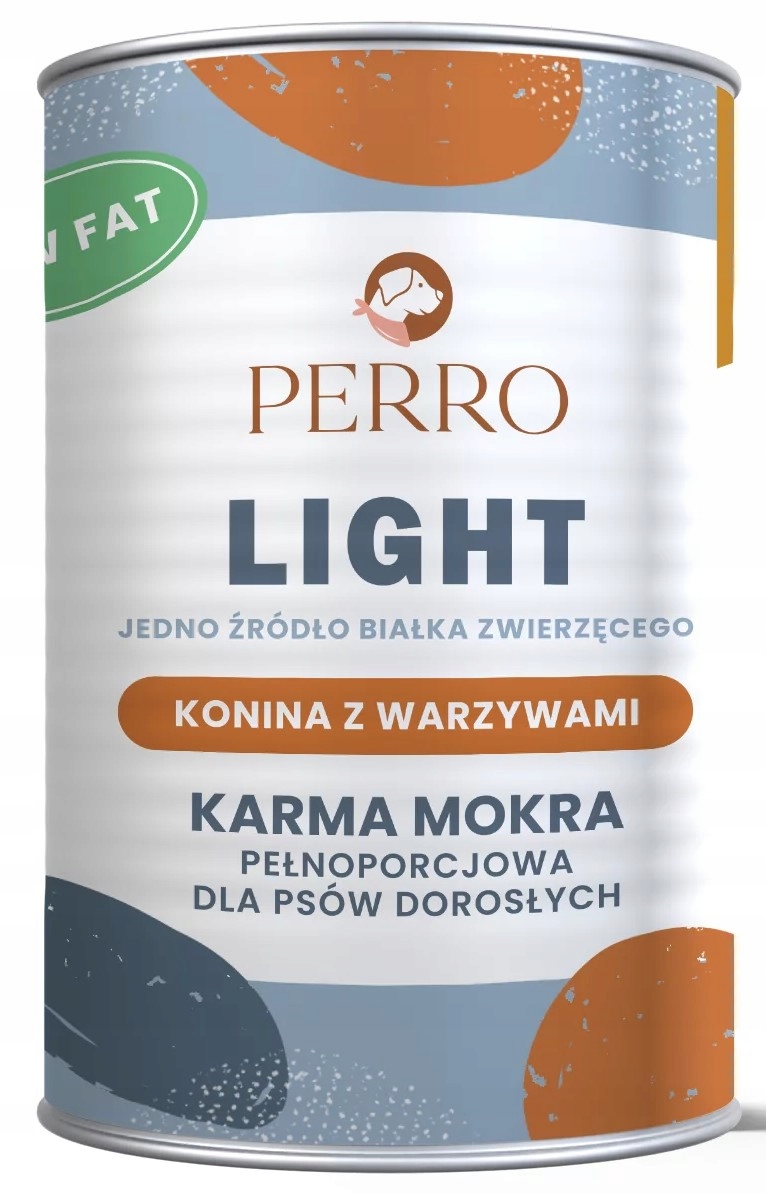 …Perro LIGHT konina warzywa karma mokra dla psa 400g