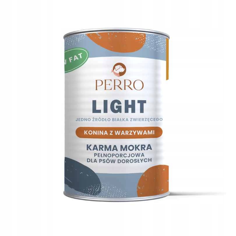 …Perro LIGHT konina warzywa karma mokra dla psa 400g