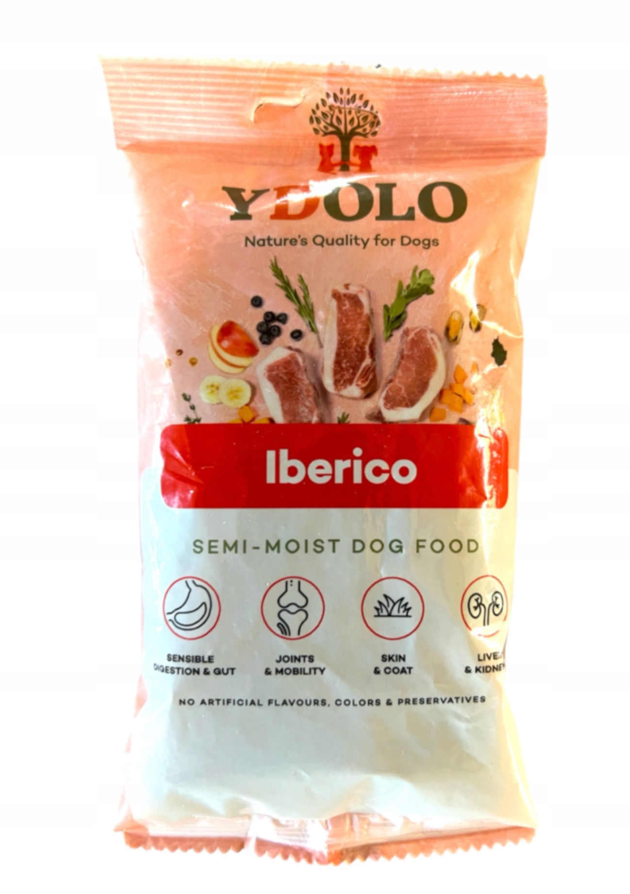 YDOLO karma dla psa IBERICO WIEPRZOWINA karma półwilgotna 100g