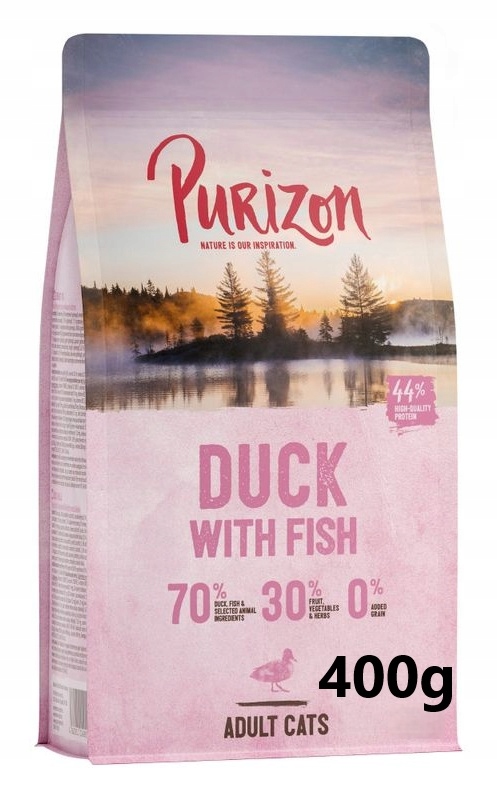 Purizon karma dla kota KACZKA RYBY 400g bez zbóż