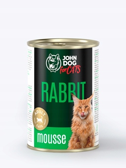 400g JD for Cats królik mus 400g