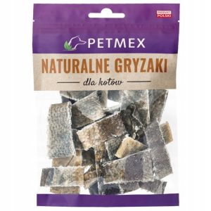 Petmex SKÓRA DORSZA PASECZKI przysmak naturalny gryzak dla psa/kota 40g