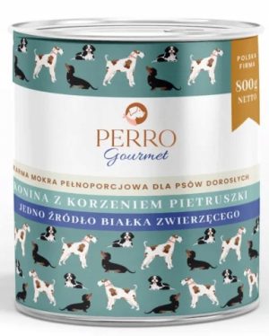 Perro KONINA KORZEŃ PIETRUSZKI 800 g mokra karma dla psa