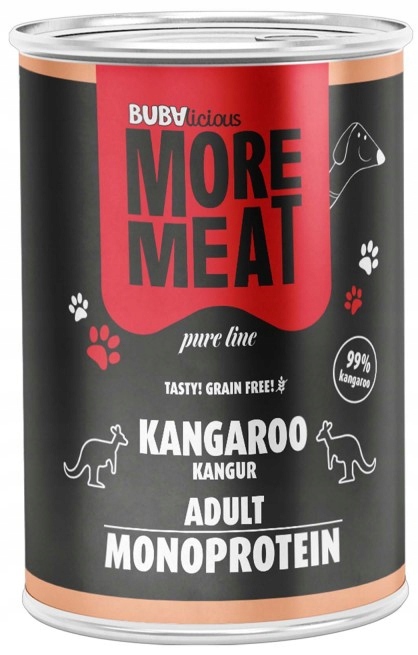 BUBAlicious mokra karma dla psa KANGUR 400g monoproteinowa