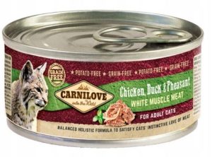 Carnilove mokra karma dla kota KACZKA BAŻANT 100g