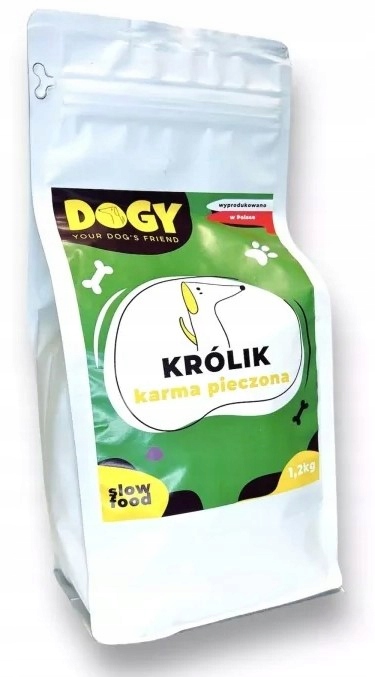 Dogy sucha karma dla psa pieczona z królika dla wszystkich ras 1,2 kg