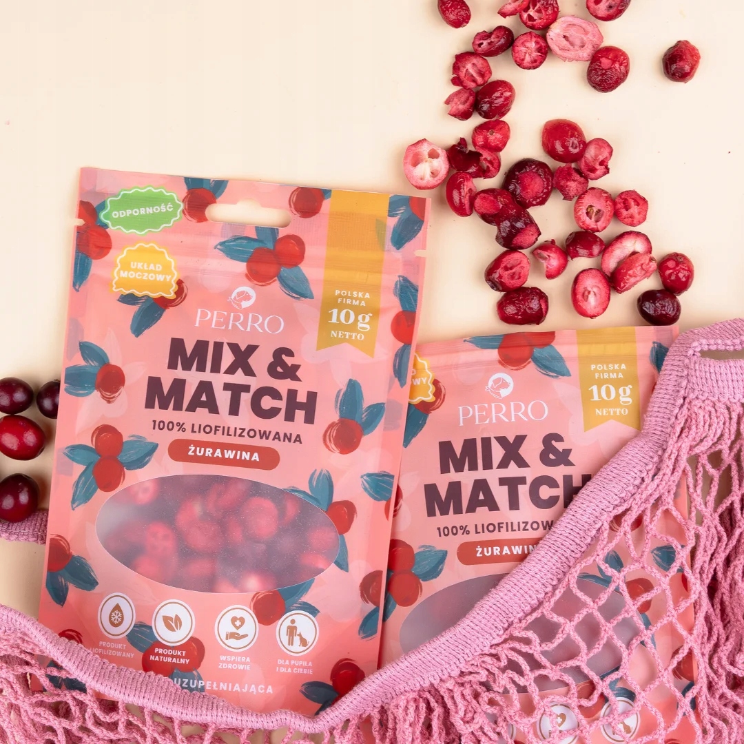 ŻURAWINA Perro MIX & MATCH przysmaki liofilizowane 10g