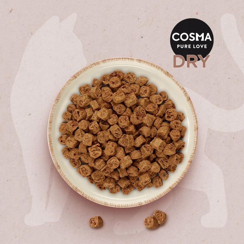 Cosma karma dla kota ŁOSOŚ Z KURCZAKIEM 400g karma suszona