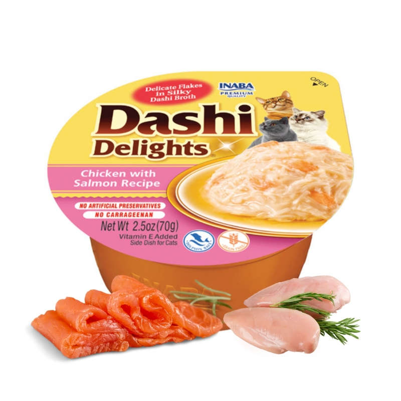 Inaba Dashi kurczak łosoś 70 g EU868