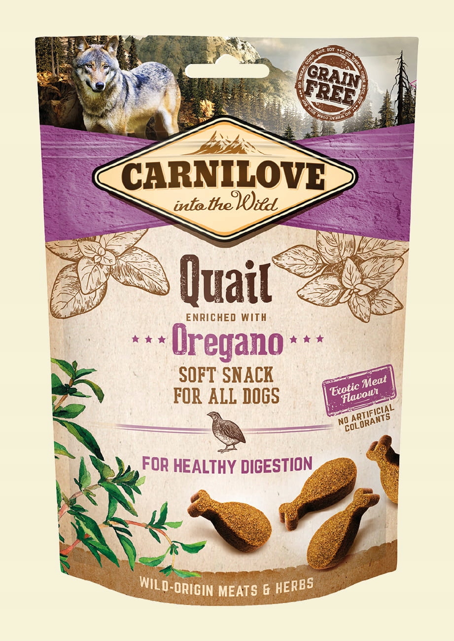 Carnilove semi przepiórka oregano 200g