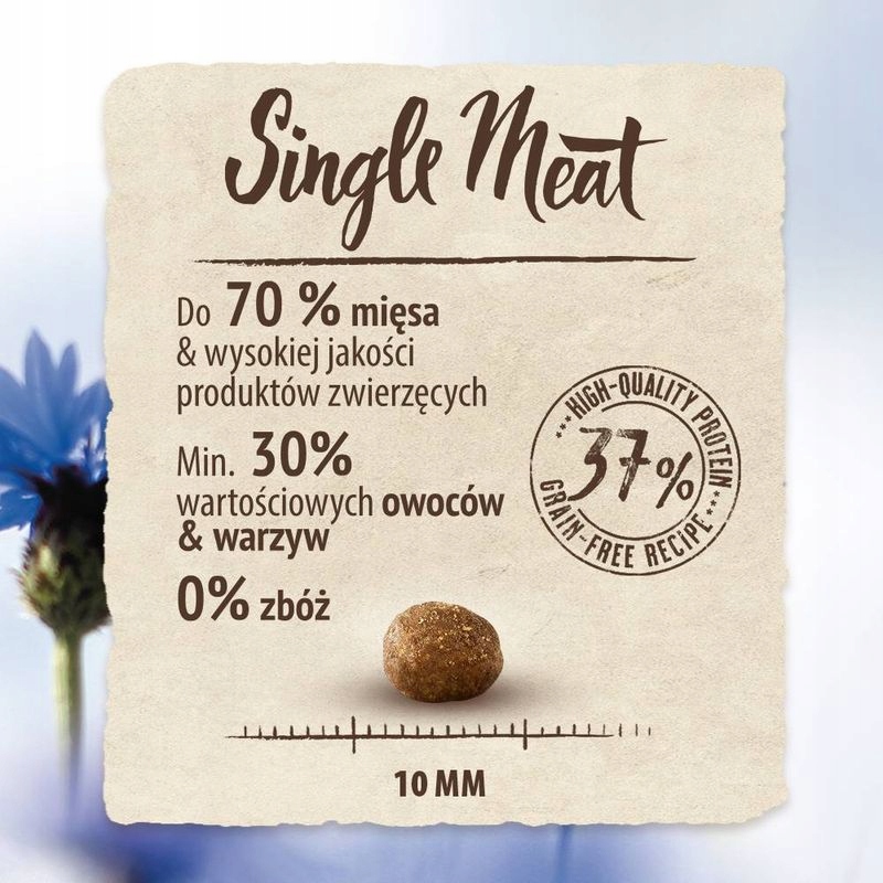Purizon sucha karma dla kota WOŁOWINA HIBISKUS 2,5 KG single Meat