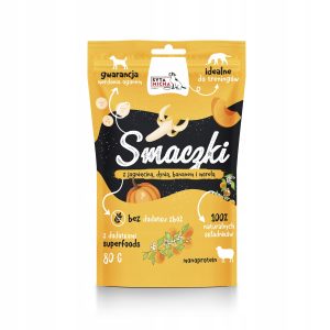 Syta Micha smaczki z jagnięciną dynią bananem i morelą 80g