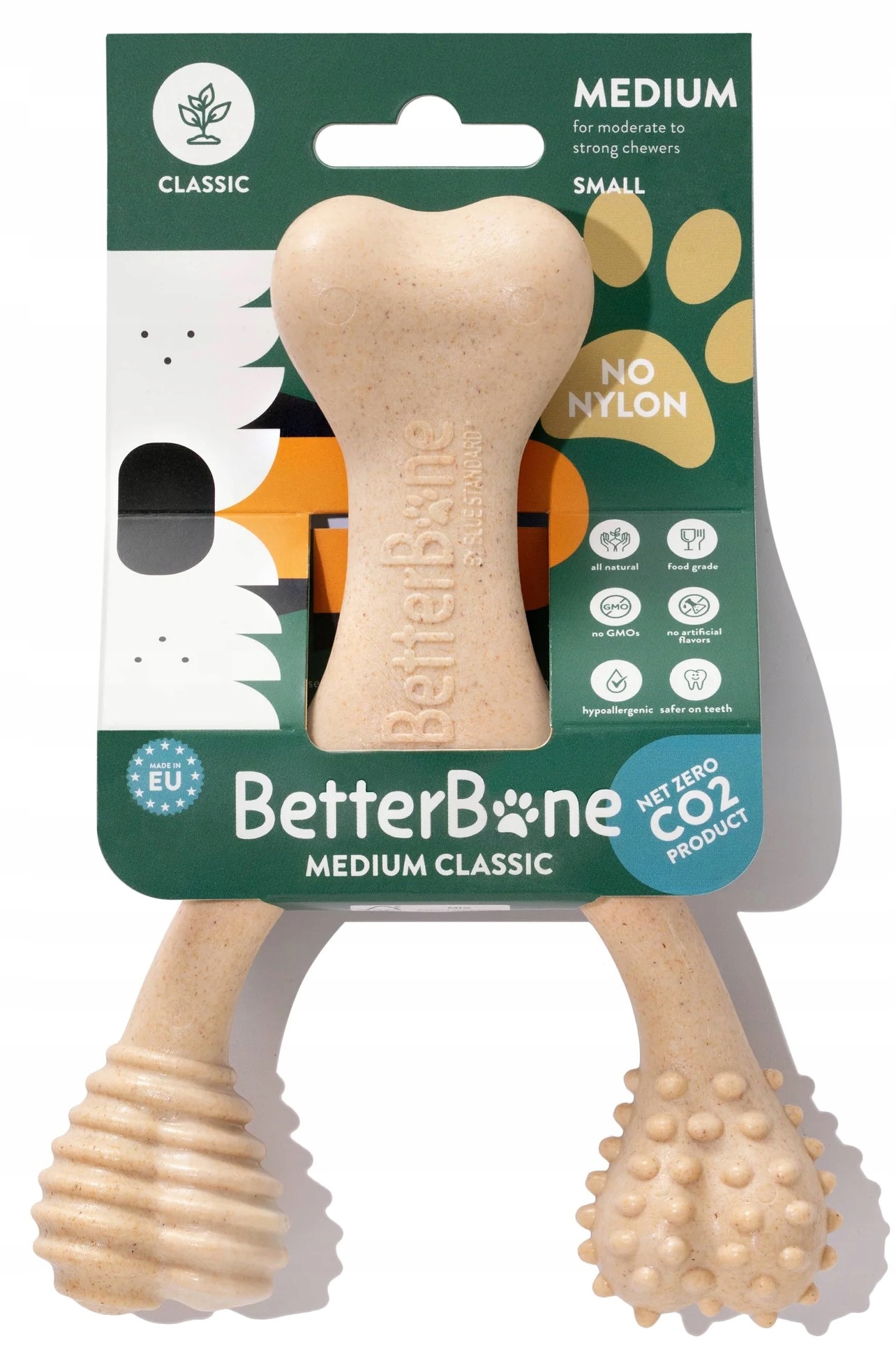 BetterBone kość do gryzienia Small Medium Classic 15,2cm x 10,8cm x 3,2cm