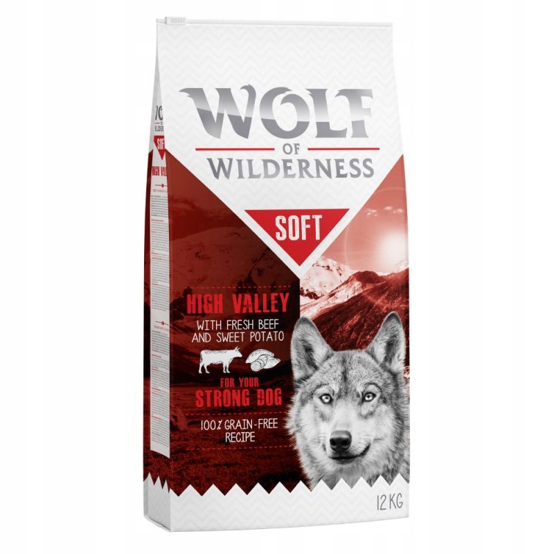 WOW sucha karma soft wołowina drób 12 kg High Valley